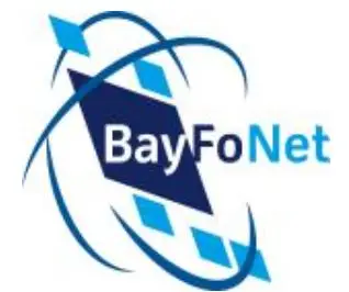 Logo des Bayerischen Forschungsnetzes, in dem die allgemeinmedizinisch forschende Hausarztpraxis Keller & Ott Mitglied ist.